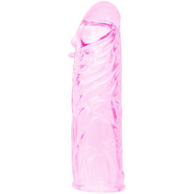 Funda rosa pene silicona 13 cm - BaileforHim - Fundas para el pene