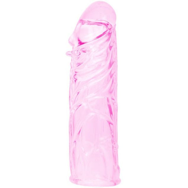Funda rosa pene silicona 13 cm - BaileforHim - Fundas para el pene