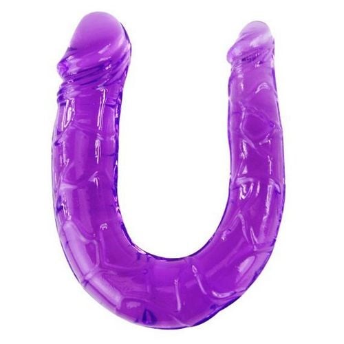 Double Flexible Dildo Purple - WhitePleasures - Dildos o Consoladores
