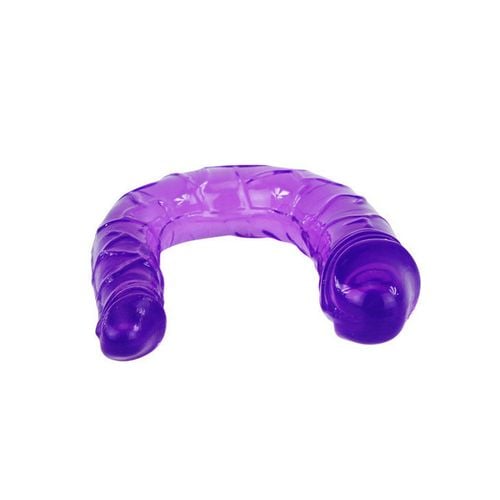 Double Flexible Dildo Purple - WhitePleasures - Dildos o Consoladores (3)