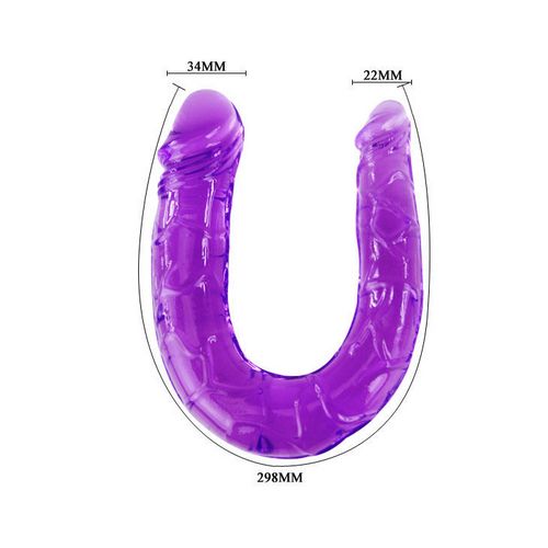 Double Flexible Dildo Purple - WhitePleasures - Dildos o Consoladores (4)
