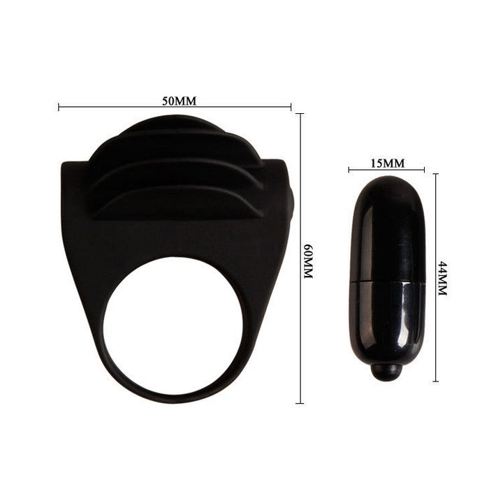 Chester anillo vibrador - PrettyLove - Anillo vibrador para el pene (con y sin vibración) (3)
