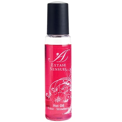 Aceite estimulante fresa calor 35 ml - Extase Sensual - Aceite para masajes eróticos (2)