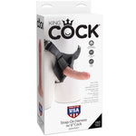 Arnes con pene realistico 15.20 cm - KingCock - Arneses con pene o dildo Strap-On (2)