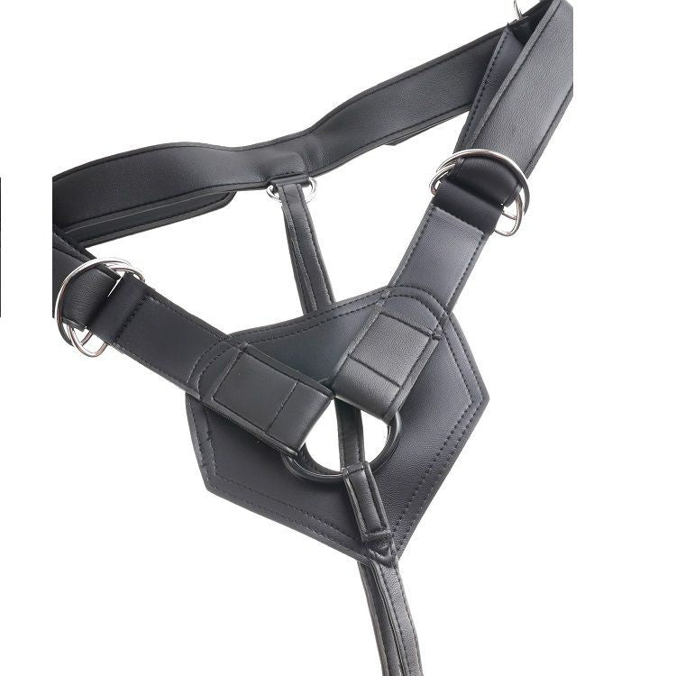 Arnes con pene realistico 15.20 cm - KingCock - Arneses con pene o dildo Strap-On (6)