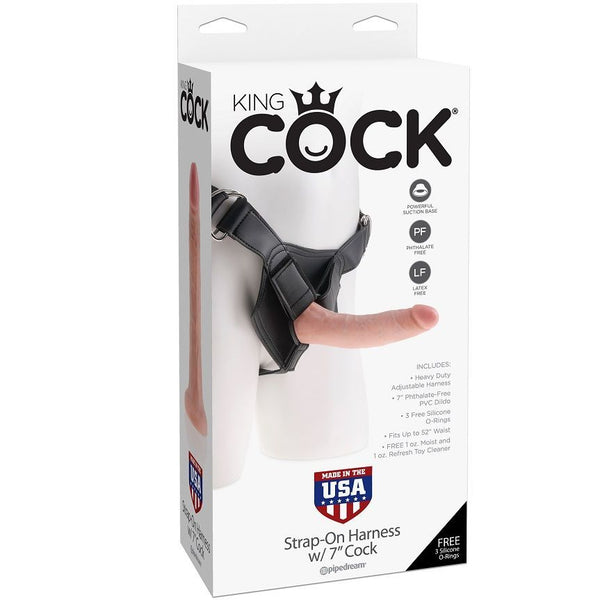 Arnes con pene realistico 17.8 cm