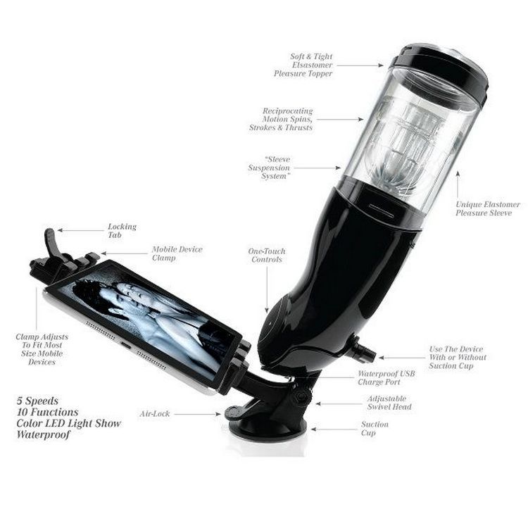 PDX Mega Bator USB Vagina - Pipedream - Masturbadores masculinos (4)
