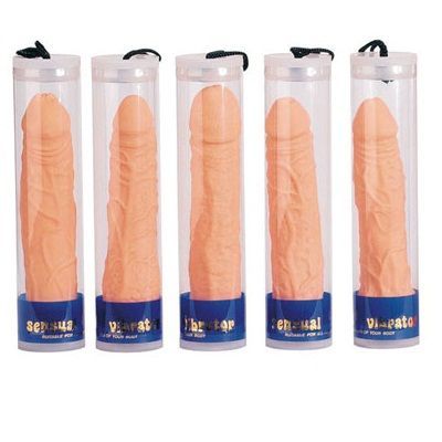 kit de vibradores realisticos cada uno con una forma, pero con bastante semejanza