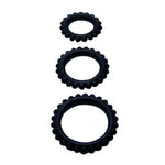 Set 3 anillas - Baile - Anillo vibrador para el pene (con y sin vibración)