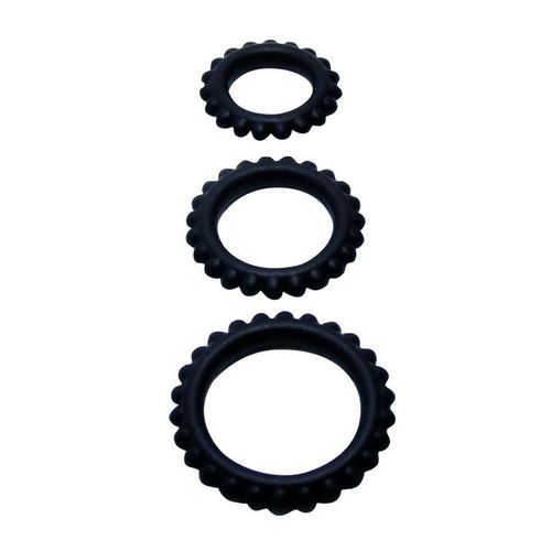 Set 3 anillas - Baile - Anillo vibrador para el pene (con y sin vibración)