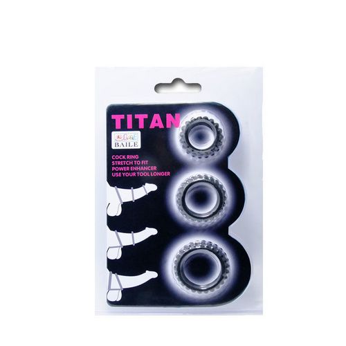 Set 3 anillas - Baile - Anillo vibrador para el pene (con y sin vibración) (4)