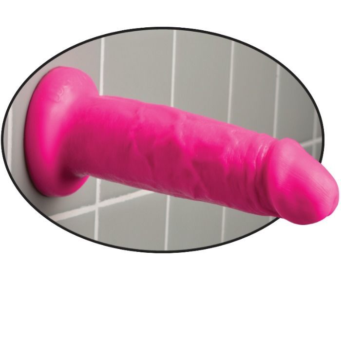 Dildo con ventosa chub 15.2 cm rosa - Pipedream - Dildos o Consoladores (3)