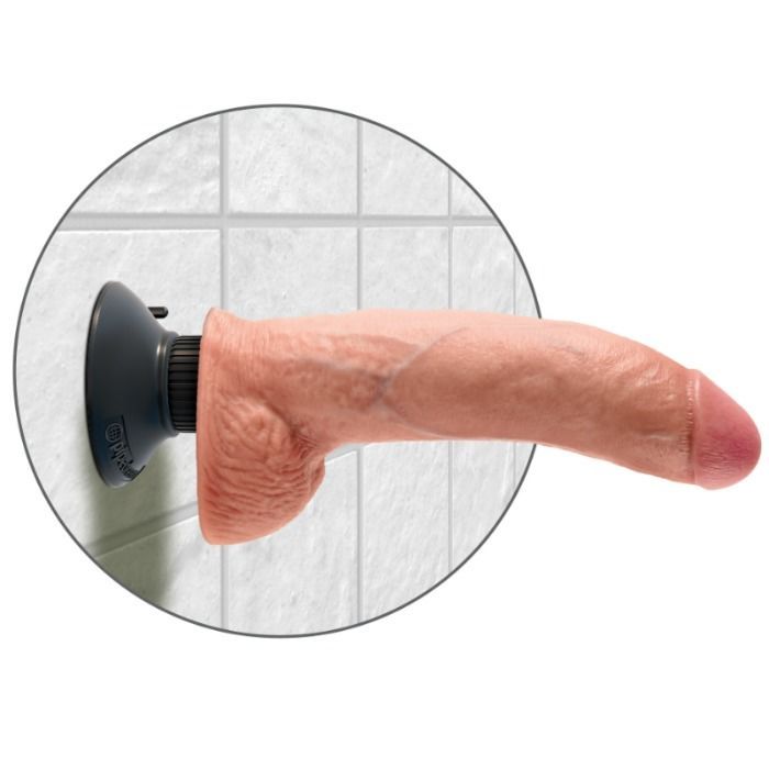 KC 9 vibrador con testículos - KingCock - Vibradores (4)