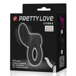 Anillo Vibrador Cobra - PrettyLove - Anillo vibrador para el pene (con y sin vibración) (2)