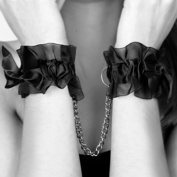 Frou frou esposas de organza - Bijoux Indiscrets - Esposas para BDSM (5)