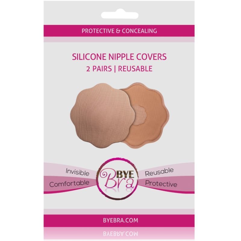 Cubrepezones de seda 1 par - Bye Bra - Accesorios para el Pecho