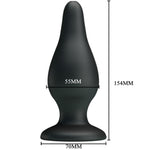 Plug ergonomico silicona 15.4 cm - PrettyBottom - Plugs anales (4)