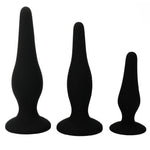 Kit iniciacion anal plugs silicona - PrettyBottom - Plugs anales