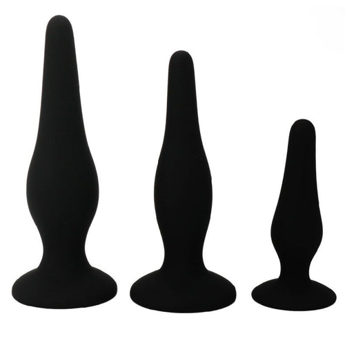 Kit iniciacion anal plugs silicona