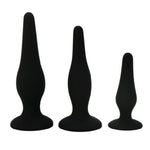 Kit iniciacion anal plugs silicona - PrettyBottom - Plugs anales (3)