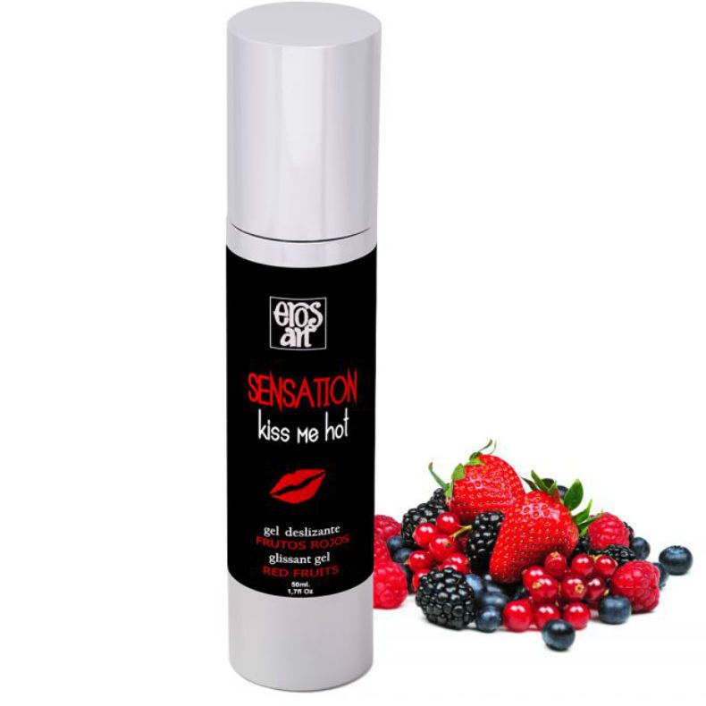 Lubricante frutos rojos 50 ml - Eros-Art - Lubricantes sexuales