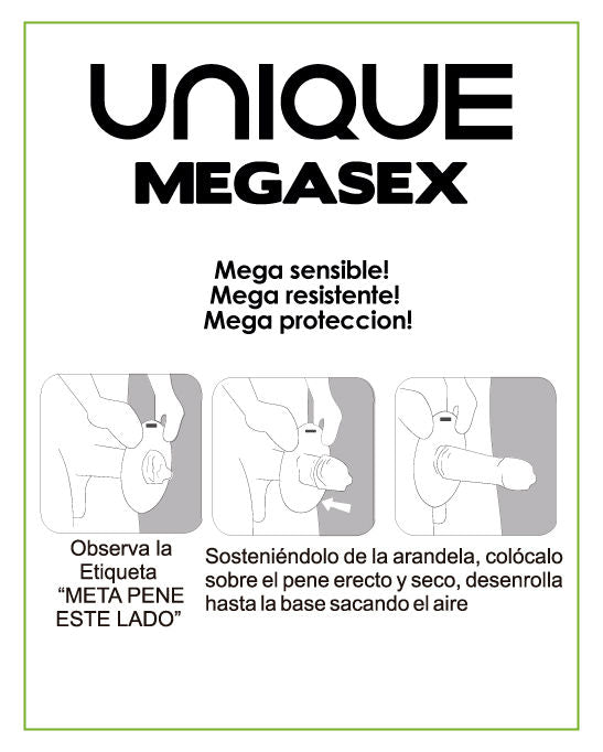 Unique Mega sensible 3 uds - Uniq - Comprar preservativos o condones (2)