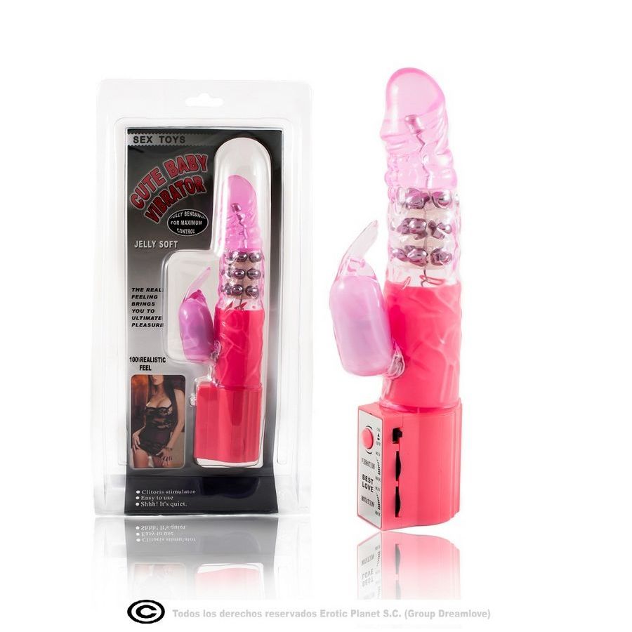 Rotador rabbit rosa superestimulador - BaileRotations - Vibradores (3)