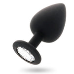 Plug con Joya Silicona M - Intense - Plugs anales