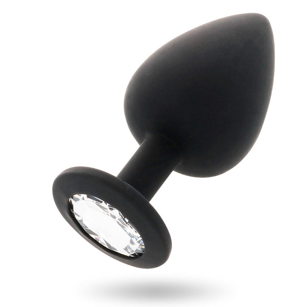 Plug con Joya Silicona M - Intense - Plugs anales