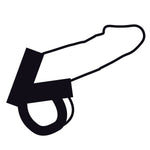 Anillo cuero testículos - Darkness - Anillo vibrador para el pene (con y sin vibración) (2)