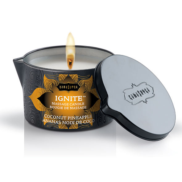 Vela Coco Piña 170 gr - Kamasutra - Velas para masajes eróticos Shunga y más