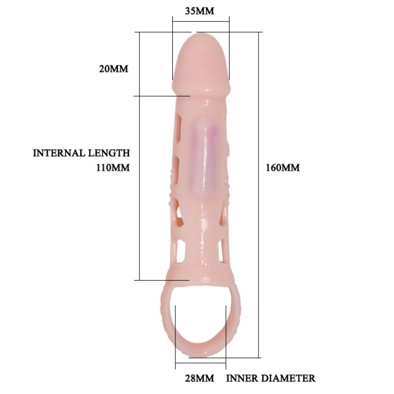 Funda pene con vibracion y strap - BaileforHim - Fundas para el pene (4)