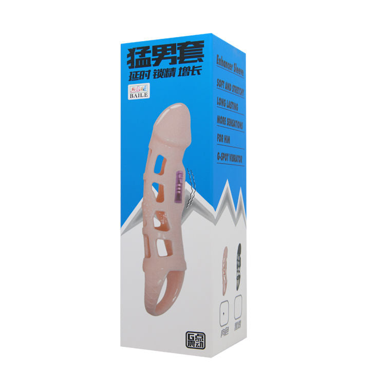 Funda pene con vibracion y strap - BaileforHim - Fundas para el pene (5)
