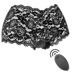 Zara con mando y panty - Black Silver - Vibradores