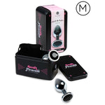 Plug metalico M negro con brillante - Secret Play - Plugs anales