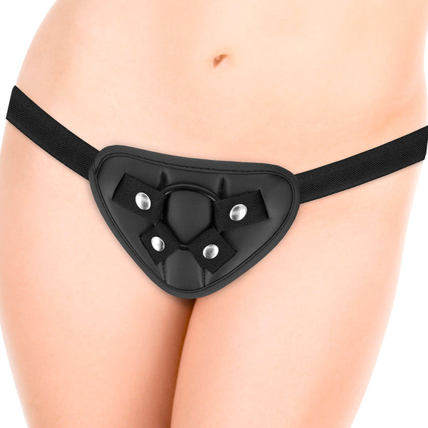Arnés 3 Anillas Silicona - CyberSilicock - Arneses con pene o dildo Strap-On