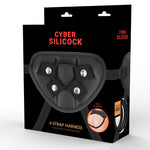 Arnés 3 Anillas Silicona - CyberSilicock - Arneses con pene o dildo Strap-On (6)