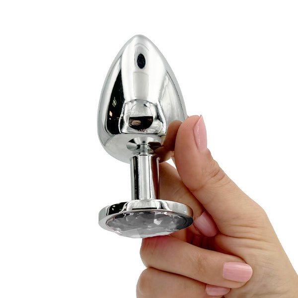 Mai nº74 Plug metálico con brillo plata L - Mai - Plugs anales