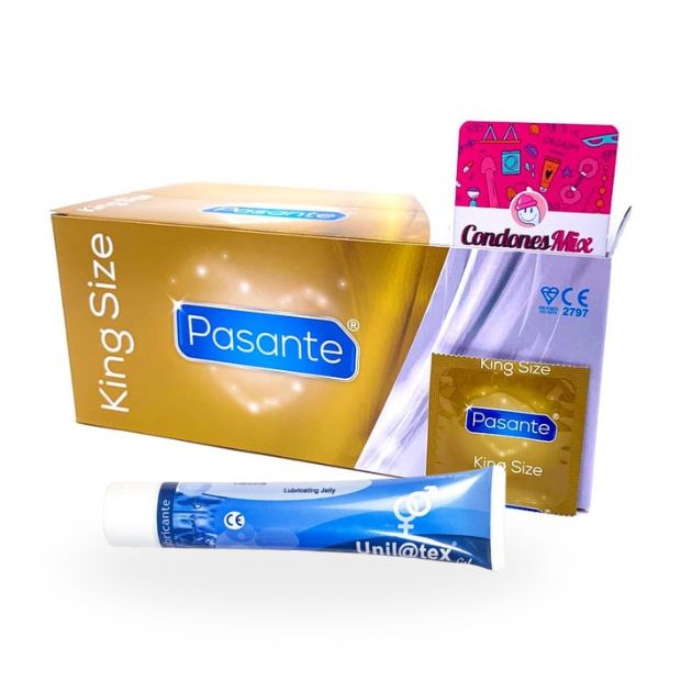 144 condones XL + Lubricante - Pasante - ¡Packs ahorro!