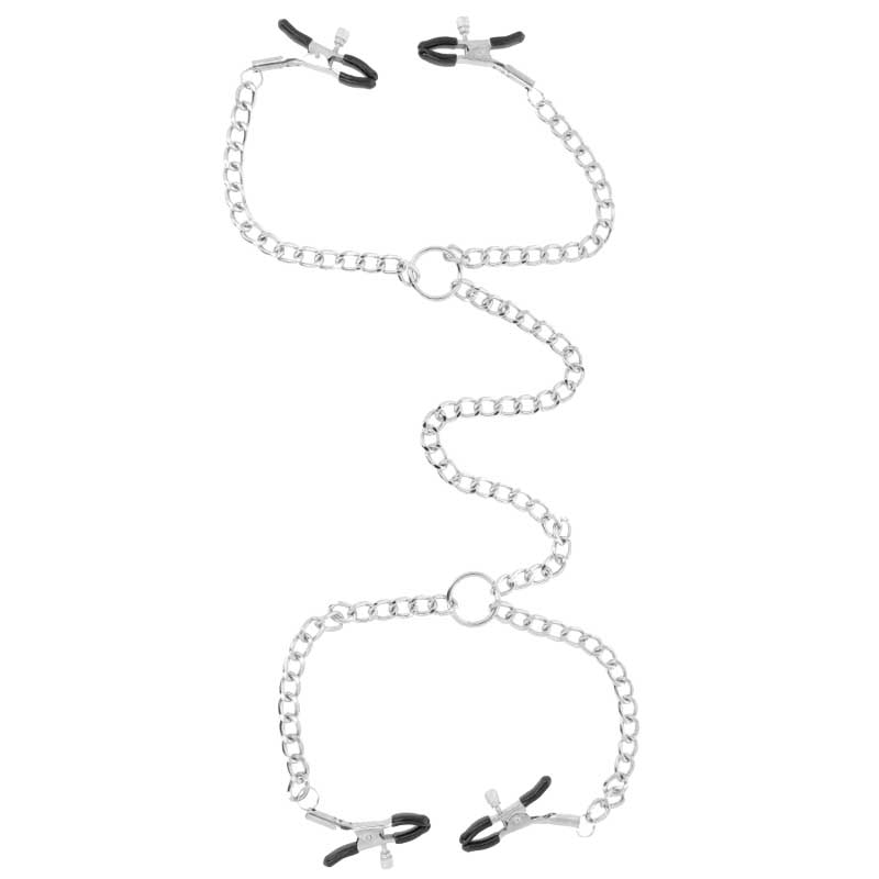 Pinzas Pezones y Clítoris Doble - Kink - Kits para BDSM