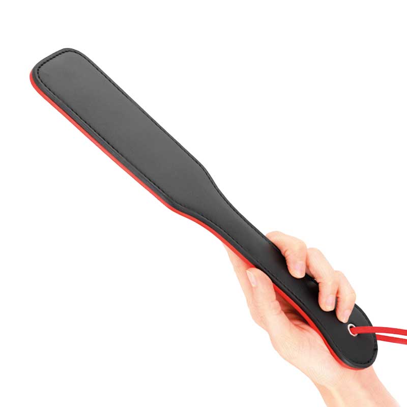 Pala Dos Caras Rojo y Negro 32 cm - Kink - Fustas y látigos