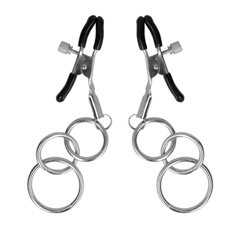 Pinzas para Pezones con Aros - Kink - Kits para BDSM