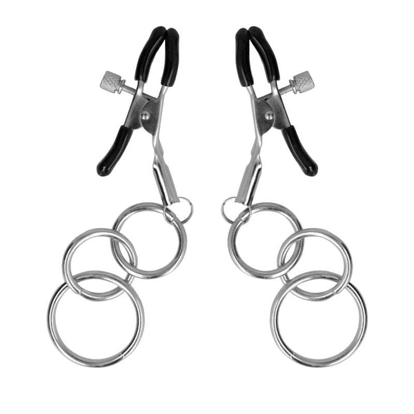 Pinzas para Pezones con Aros - Kink - Kits para BDSM