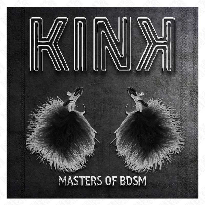 Pinzas Pezones Pluma Negra - Kink - Kits para BDSM (2)