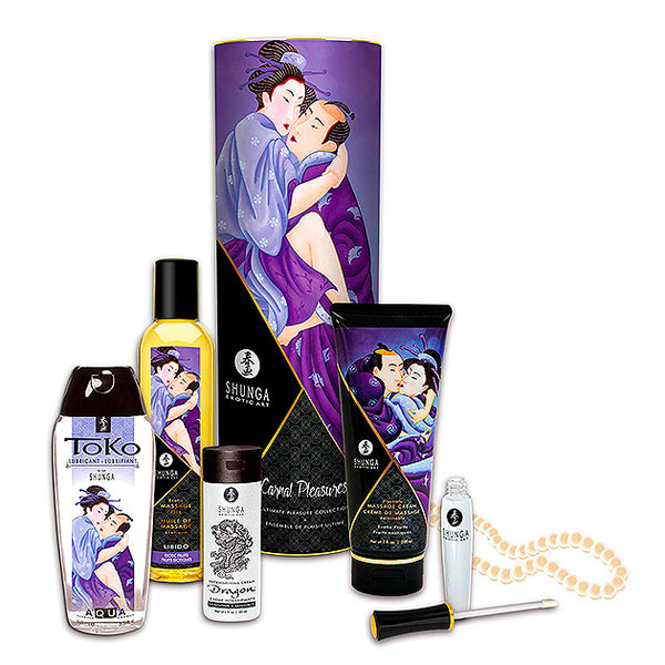 Kit Placeres Carnales - Shunga - Ideas romáticas y eróticas para regalar