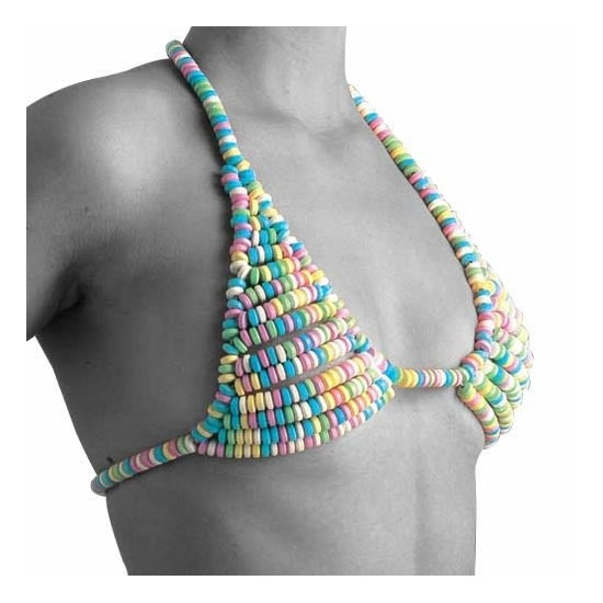 Sujetador Comestible Sabor Tutti Frutti - SpencerandFletwood - Tangas Comestibles Bragas y chuches (2)
