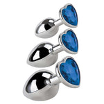 Kit Metal Lia Azul - S Pleasures - Plugs anales (2)