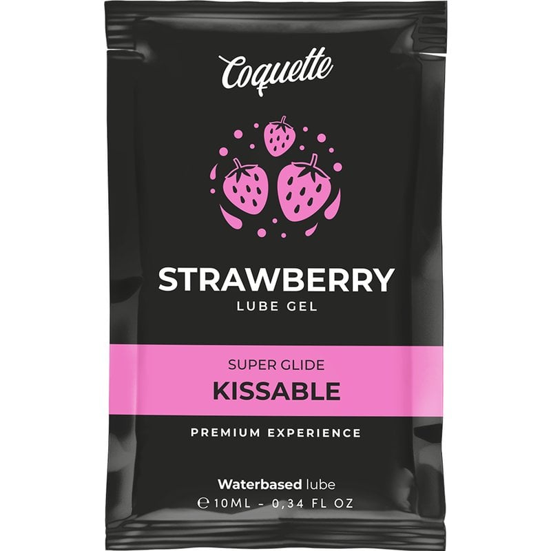 Lubricante Monodosis Kissable fresa 10 ml - Coquette - Lubricantes sexuales (1)