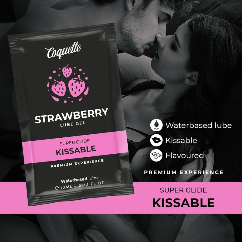 Lubricante Monodosis Kissable fresa 10 ml - Coquette - Lubricantes sexuales (2)