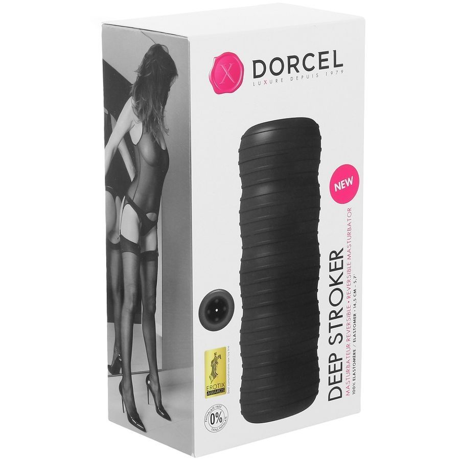 Marc Dorcel Masturbador con doble textura gracias a su posibilidad de girarlo. Perfecto para cambiar la sensación al masturbarte. Deep Stroker Reversible